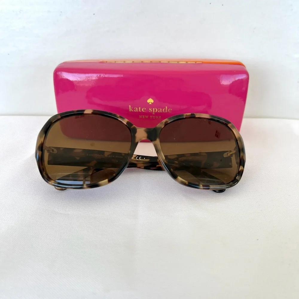 KATE SPADE NY LANEY/P/S ESPP VW 57-17-130 Brown Lenses Tortoise Frame Glasses - Picture 3 of 16
